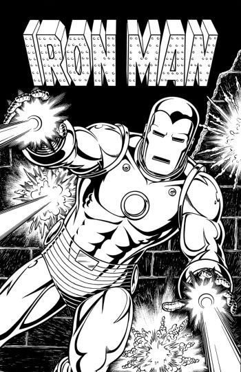 Image of 11x17Logo Iron Man Pin Up