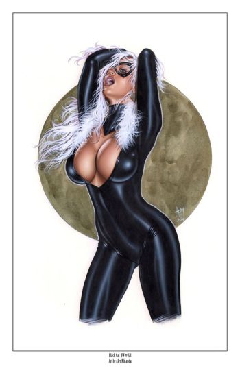 Image of Black Cat BW#021