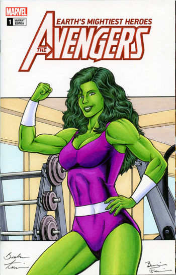Image of Avengers SHE-HULK Sketch Cover