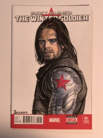 Image of Bucky Barnes Winter Soldier Sketch Cover