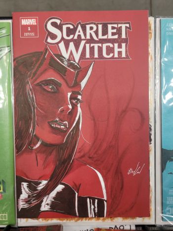 Image of Scarlet Witch Sketch Cover