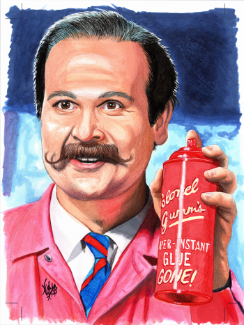 Image of Portrait with Super-Glue Can