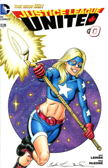 Image of Justice League United featuring STARGIRL Sketch Cover