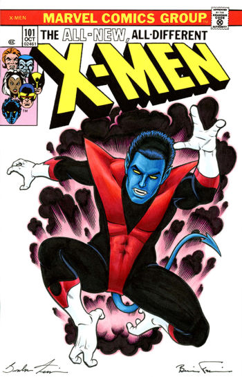 Image of X-Men #101 featuring NIGHTCRAWLER Sketch Cover