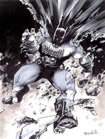 Image of 9x12 nananananananana Batman Original Art