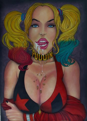 Image of Harley Quinn by Rick Waekmann - 11'' x 17''