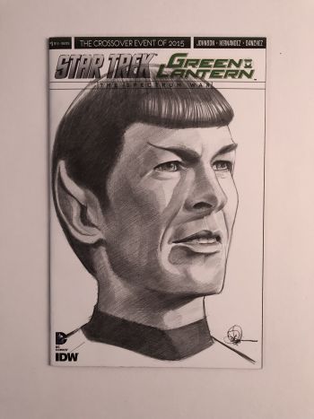 Image of Spock Pencil Sketch Cover