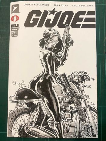 Image of Baroness Blank Cover Sketch by Chang Boon Kiat