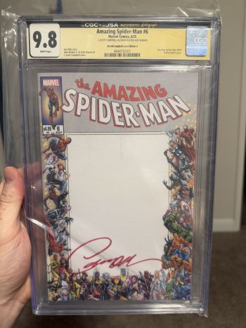 Image of Amazing Spider-Man #6 Signed by J. Scott Campbell