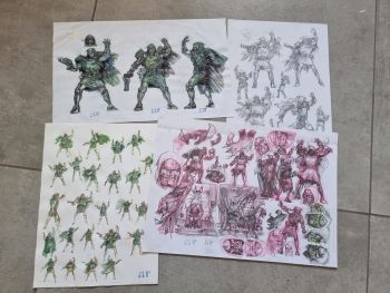 Image of Doctor Doom samples by Juan Bobillo