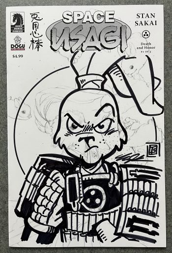 Image of Usagi Yojimbo Remarque Sketch Tim Shinn