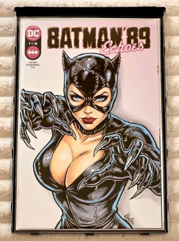 Image of Original Art Sketch Cover - Obsidian CATWOMAN