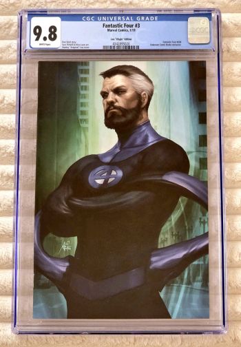 Image of ** ARTGERM FANTASTIC FOUR ⓸ #1 MISTER FANTASTIC Virgin RARE HOT CGC 9.8 **