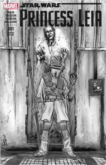 Image of Princess Leia Sketch Cover