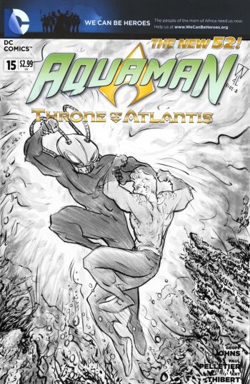 Image of Aquaman Sketch Cover
