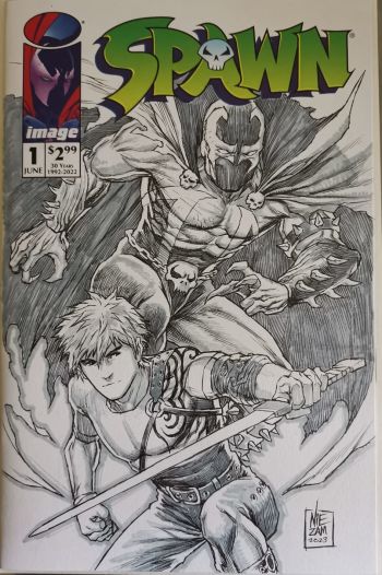 Image of Spawn #1 blank cover art
