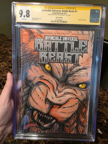 Image of Invincible Universe Battle Beast #1 Sketch Cover