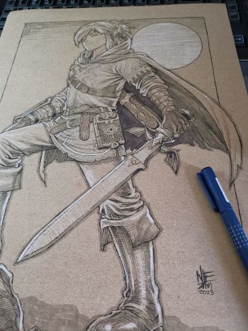 Image of Link from The Legend of Zelda.