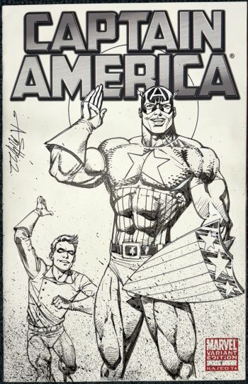 Image of Captain America Sketch Cover