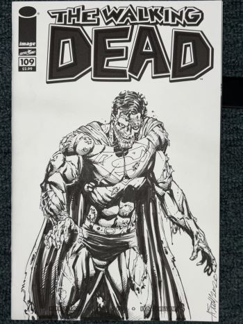 Image of The Walking Dead #109 Superman Sketch Cover