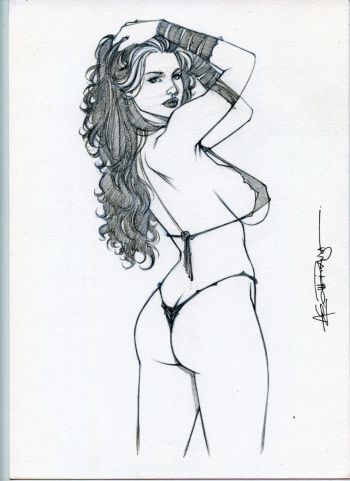Image of ROGUE SAVAGELAND    SK#3573  ORIGINAL PINUP GIRL