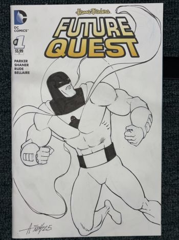 Image of Future Quest #1 Space Ghost Sketch Cover