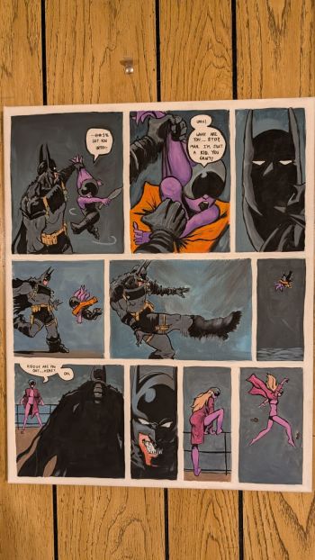 Image of Batman Original Comic Art Page