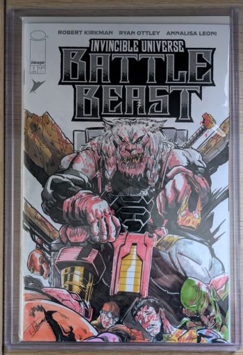 Image of Battle Beast Original Art