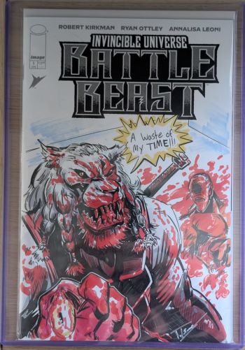 Image of Battle Beast Original Art