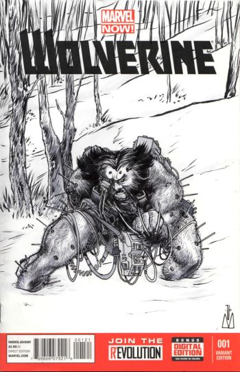 Image of Wolvereine/ Weapon X Sketch Cover
