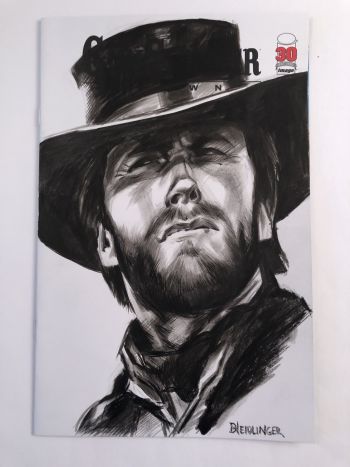 Image of Clint Eastwood Gunslinger Sketch Cover