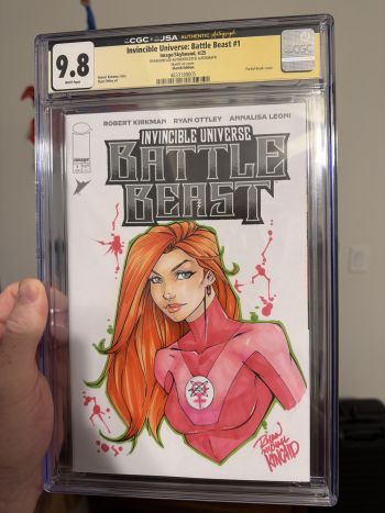 Image of Atom Eve Sketch by Ryan Kincaid CGC 9.8