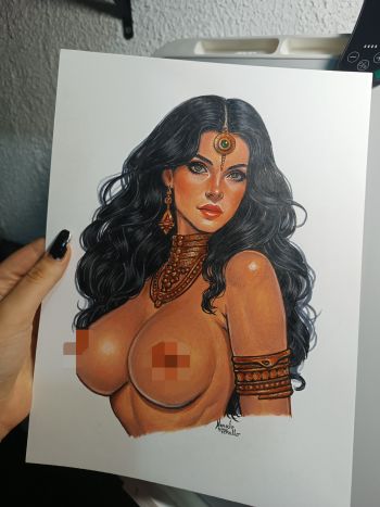 Image of Dejah Thoris 9x12 by Marcelo