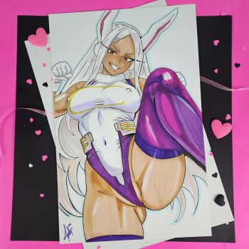 Image of Mirko – 11×17 Original Anime Artwork - Apathy