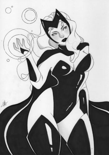 Image of Scarlet Witch Ink Illustration