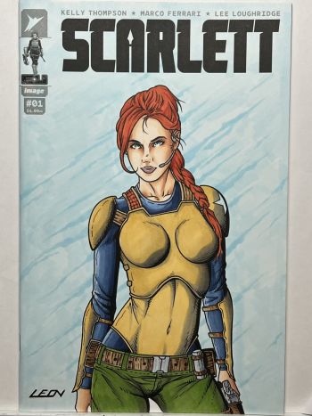 Image of Scarlett Original Art