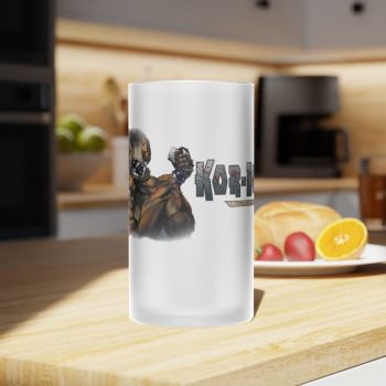 Image of KOR-DRATH: THE RECKONING Frosted Glass Beer Mug