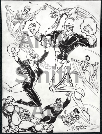 Image of Alpha Flight, the original team!