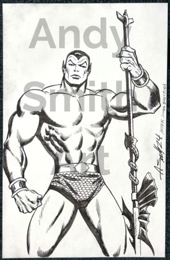 Image of John Buscema's Sub-Mariner Homage