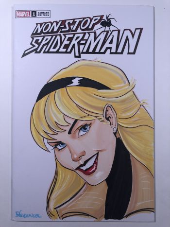 Image of Gwen Sketch Cover Non-Stop Spider-Man