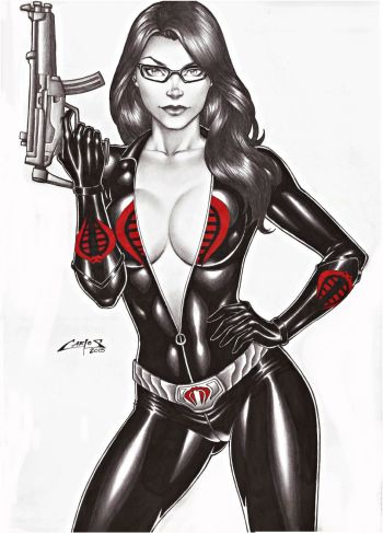 Image of Baroness G.I. Joe Pin Up