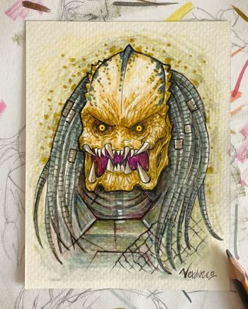 Image of Predator Sketch Card