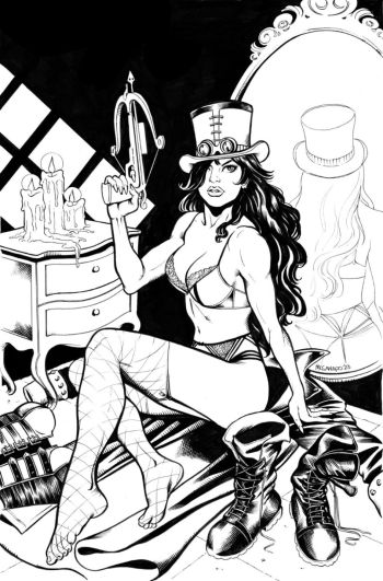 Image of Van Helsing: Vampire Hunter #01 Original Cover Art