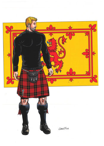 Image of Mannis MacQueen by Greg Fox (signed art print)