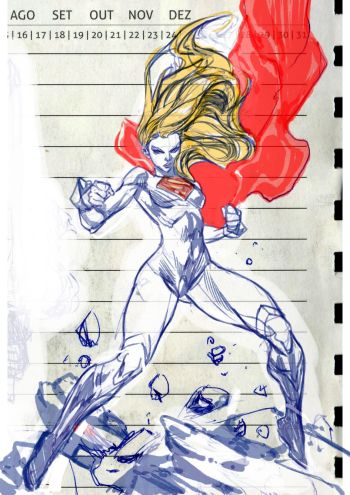 Image of Super Girl Saiyajin Layout