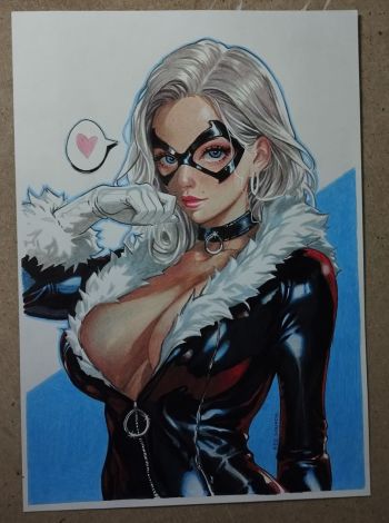 Image of 1 Slots commission  9"x12"