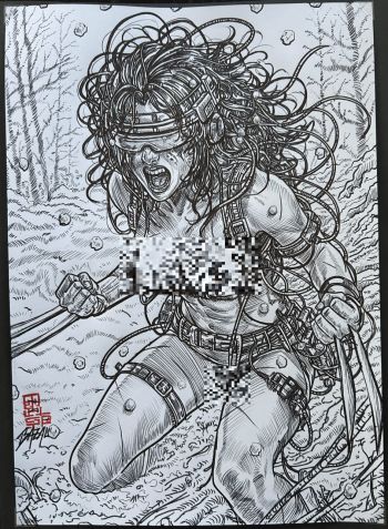 Image of "Weapon X Unleashed Rage - X-23" by Angel Bazal