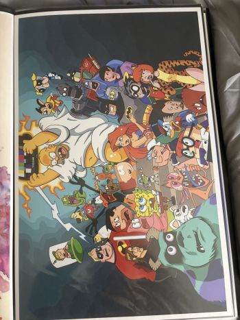 Image of Cartoon and Comic Character Tribute Print