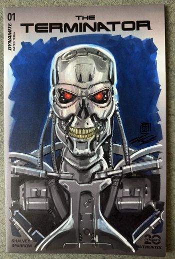 Image of Terminator sketch cover Tim Shinn