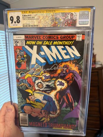 Image of Ian Mckellen signed X-Men #112 CGC 9.8